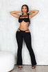 Armored Strappy Crop Top & Pants SET