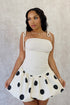 James Polka Dot Bubble Mini Dress