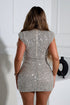 Time To Sparkle Padded Mini Dress