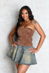 Kanab Leather Tube Top