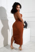 Alyssa Mesh Ruched Midi Dress