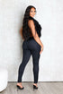 Fur Kissed Backless Jumpsuit