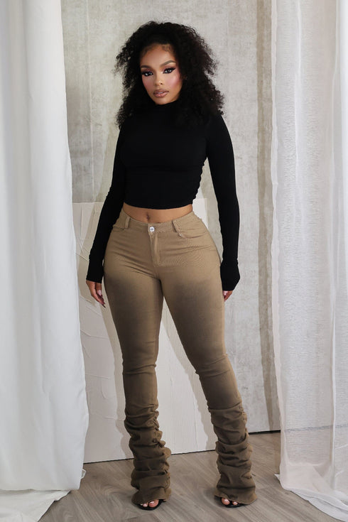 Lisa Airbrushed Ruched Pants