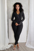 Karina Ribbed Knit Jumpsuit
