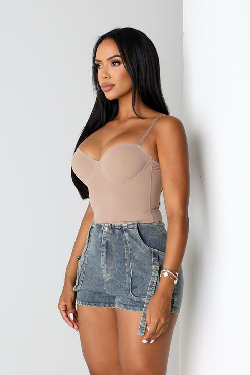 Nudeform Underbust Cami Top