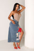 Pitch Perfect Patch Denim Skirt
