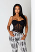 Blackout Kiss Mesh Bodysuit