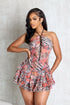 Cosmic Candy Ruffle Mini Dress