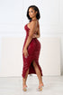 Bravela Ruched Midi Dress