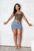 Indie Lace Up Mini Skirt