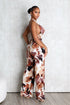 Crimson Leaf Halter Jumpsuit