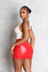 Undercover Faux Leather Mini Skirt