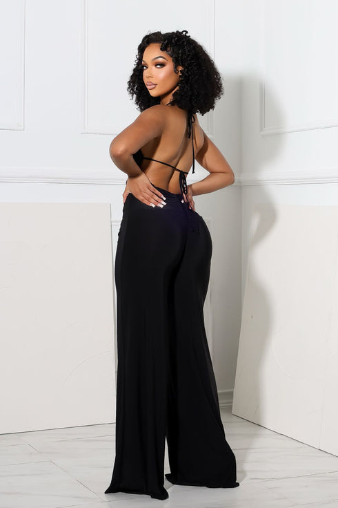 Orion Metal Choker Jumpsuit