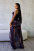 Izmir Mesh Print Maxi Dress