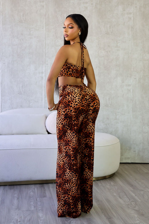 Neon Wildcat Cut Out Jumpsuit