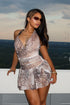 Shane Animal Print Mini Dress
