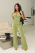 Vigo Luxe Slinky Halter Jumpsuit