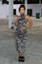 Frayed Grace Zebra Maxi Dress