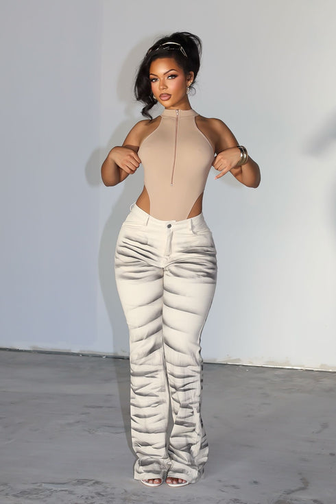 Avine Airbrushed Denim Pants