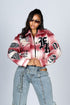 Rule The Streets Fuzzy Cropped Jacket