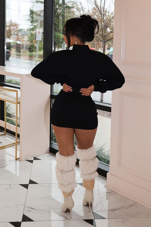 Minato Long Sleeve Scuba Dress