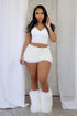 Maven Mesh Ruffle Micro Shorts