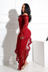 Serenity Lace Off Shoulder Maxi Dress