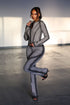 Grey Pop Airbrushed Jacket & Pants SET