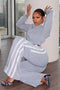 Chill Motion Striped Jacket & Pants SET