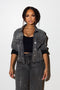 Opulent Rhinestone Denim Jacket