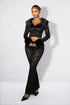 Frostbite Lace Fur Trim Top & Pants SET