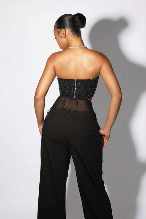 Starblaze Club Rhinestone Tube Top