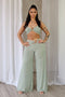 Skye Heart Detail Halter Top & Pants SET