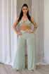 Skye Heart Detail Halter Top & Pants SET