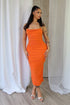 Alyssa Mesh Ruched Midi Dress