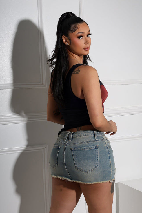 Elodie Flower Print Asymmetrical One Shoulder Top