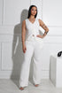 Teresita Button Up Vest Top & Pants SET