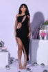 Devour Asymmetric Cutout Siren Dress