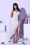 Ivelle Vintage Polka Dot Midi Dress