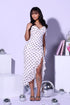 Ivelle Vintage Polka Dot Midi Dress