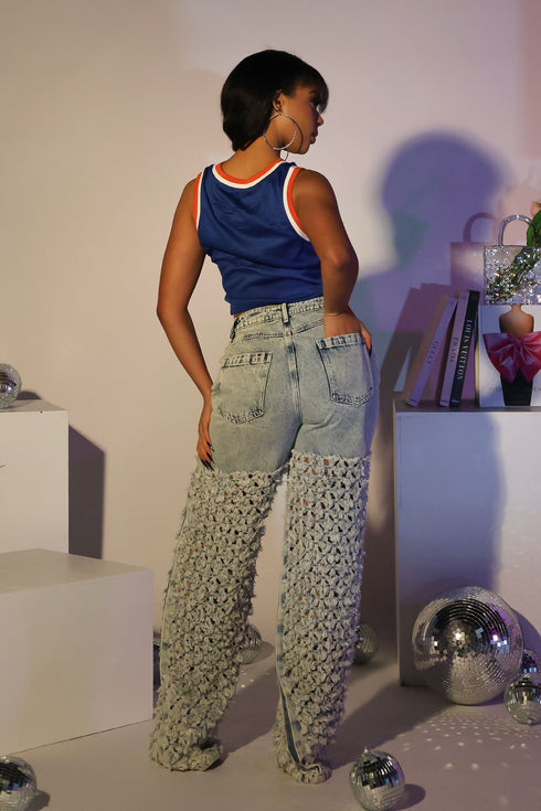 Vesper Sculpted Loop Denim Jeans