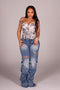 Xena Crunch Stacked Denim Jeans