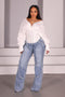 All I Do Frayed Seam Jeans