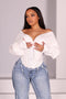 Dawn Corset Off-Shoulder Blouse