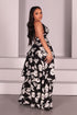 Vela Floral Tiered Maxi Dress