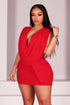 Merlot Deep Rouge Midi Dress