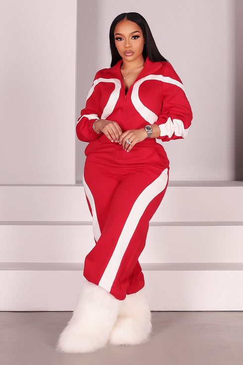 Axis Line Utility Zip Jumpsuit