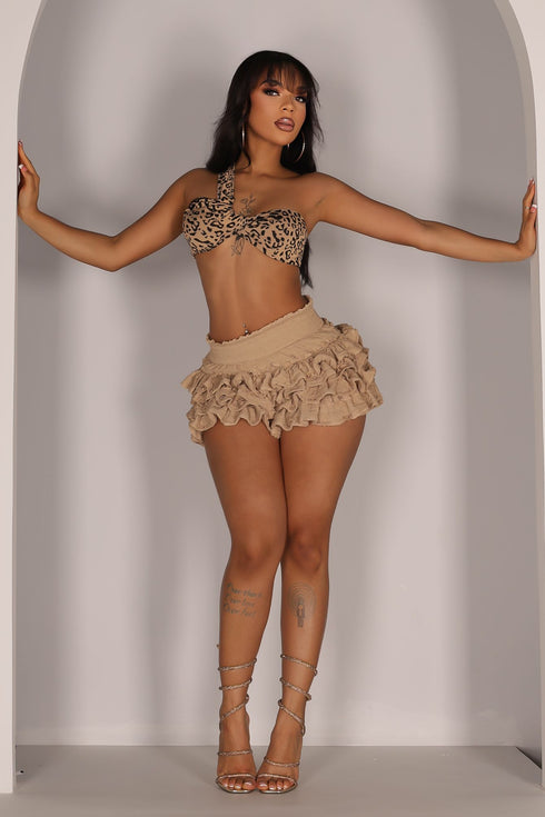 Huntress One Shoulder Crop Top