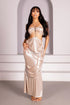 Run The Show Metallic Maxi Dress