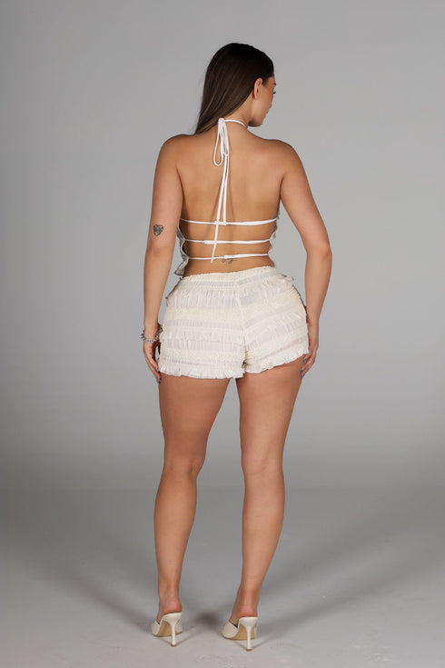 Cloud Kiss Halter Top & Shorts SET